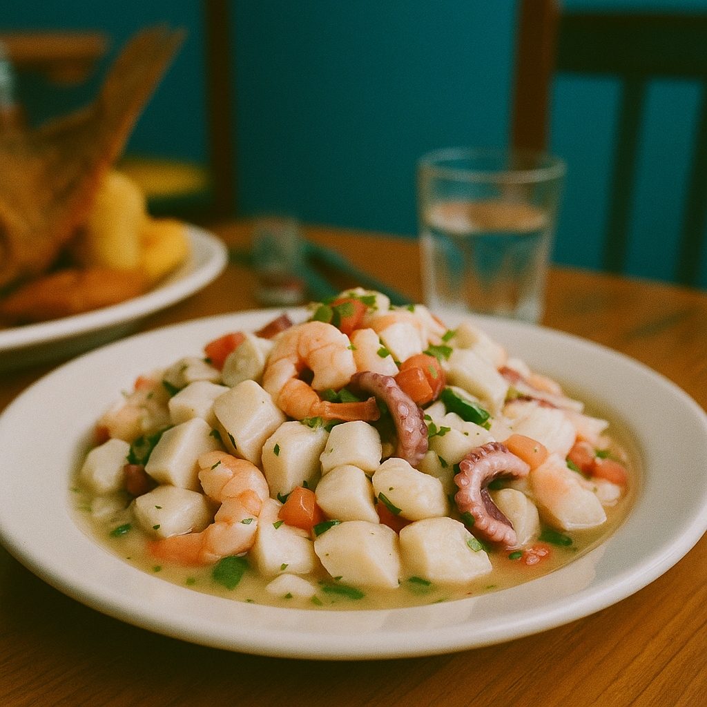Mixed Seafood Ceviche.