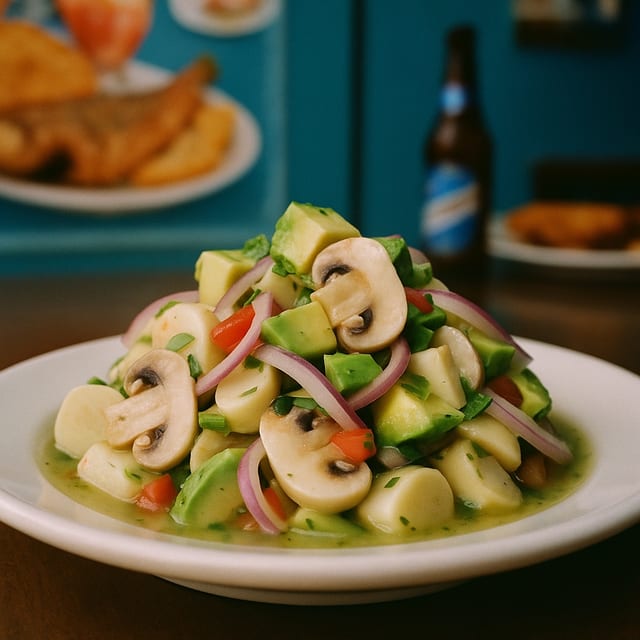 Vegetarian Ceviche.