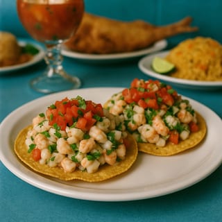 Ceviche Tostadas